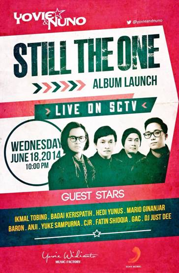 Yovie & Nuno Launching Album Still The One Still The One