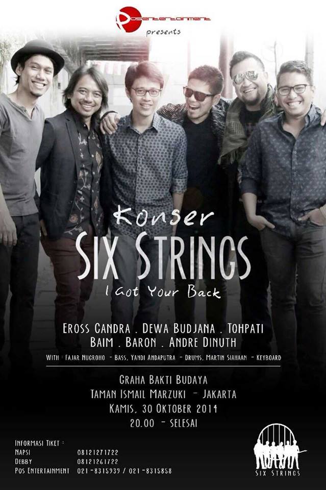 Konser Six String: I Got Your Back Konser Six String 2014