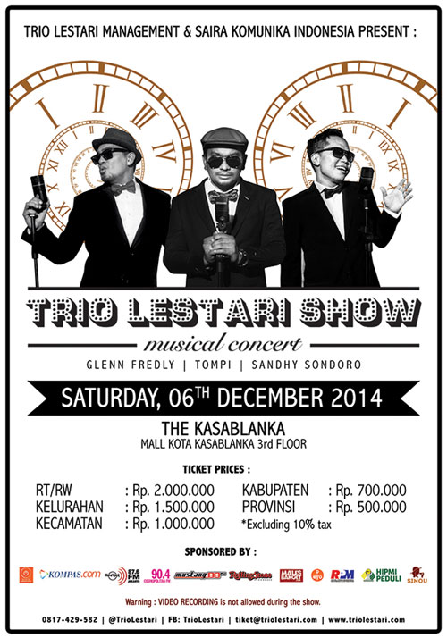 Trio Lestari Show di Kota Kasablanka Trio-Lestari