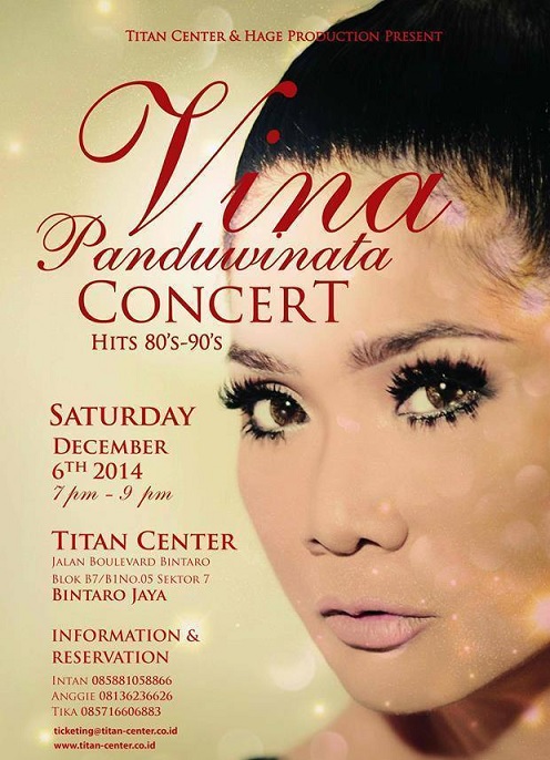Saksikan Vina Panduwinata Live In Concert Vina Panduwinata