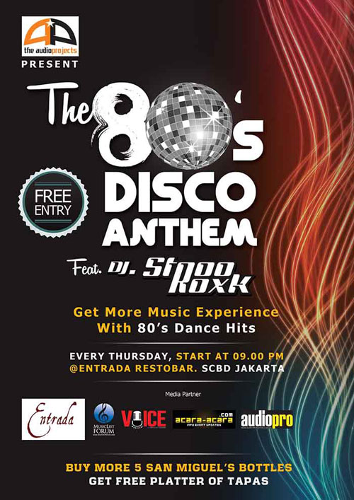 Acara Disco '80-an Setiap Kamis di Esntrada Restobar Jakarta-DJ_Stroo2