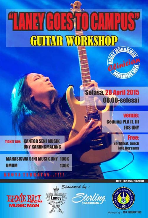Laney Goes To Campus Guitar Workshop laney2