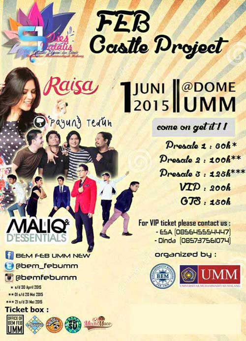 Raisa Tampil di Dies Natalis UMM Acara_Malang2