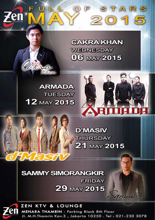 Full of Star May 2015 di ZEN Thamrin KTV & Lounge Full-of-Star-May-2015_2