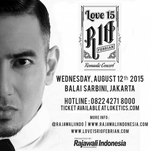 Romantic Concert Rio Febrian di Jakarta Love15_RioFebrian2