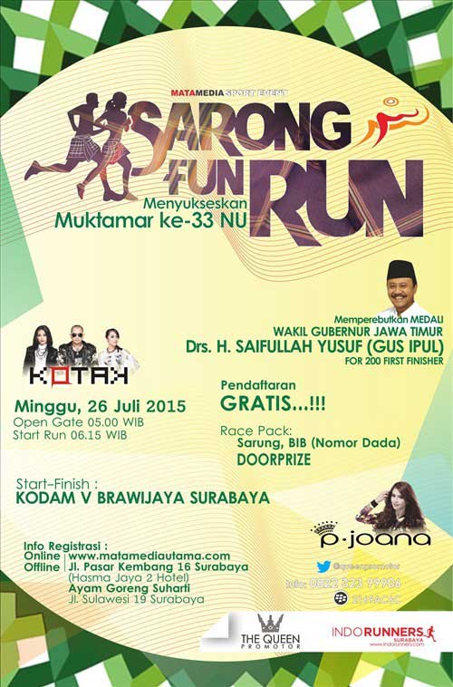 Penampilan Band KOTAK di Sarong Fun Run 2015 Surabaya Sarong-Run-Fun2
