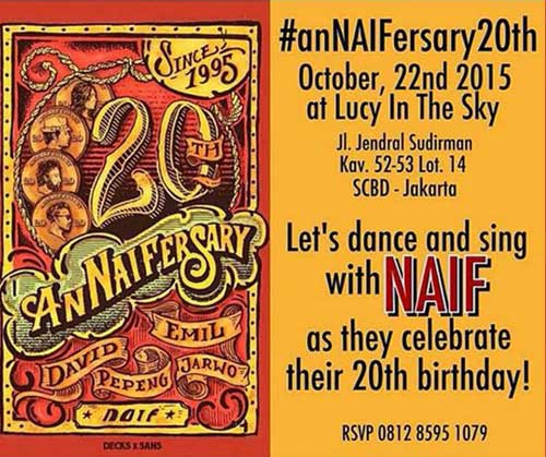 anNAIFersary20th, Perayaan HUT ke 20 Tahun NAIF anNAIFersary20th,-Perayaan-HUT-ke-20-Tahun-NAIF_2