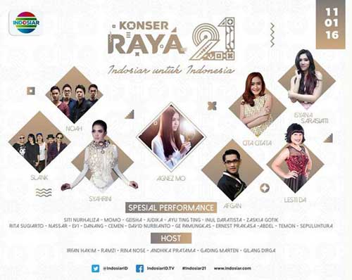 Pagelaran Spektakuler HUT Indosiar di Konser Raya 21 Slank-&-Agnez-Mo-Meriahkan-Konser-Raya-21-Indosiar_2