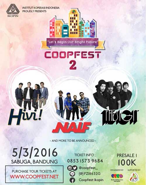 Coopfest 2 Hadirkan HIVI & Naif Coopfest-2-Hadirkan-HIVI-&-Naif_2