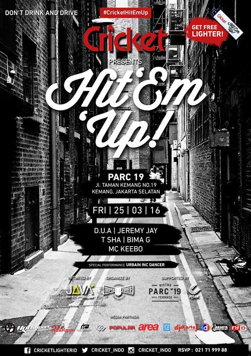 Cricket Hit’Em’Up! #3 di Kemang Jakarta Hit’Em’Up!-#3-Persembahan-Cricket-di-Kemang-Jakarta_2