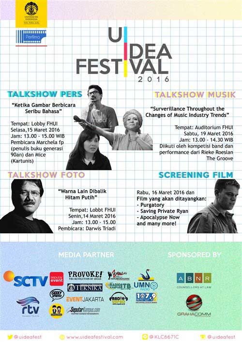 Live Show & Talkshow Musik, Pers, Foto dan Screening Film di UI Idea Festival 2016 Live-Show-&-Talkshow-Musik,-Pers,-Foto-dan-Screening-Film-di-UI-Idea-Festival-2016_2