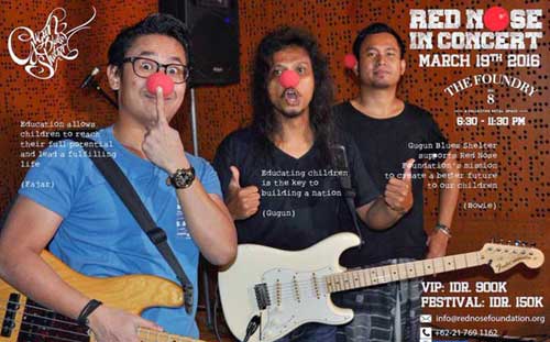 Dukung Pendidikan Bagi Anak Kurang Mampu di Red Nose in Concert with Gugun Blues Shelter Red-Nose-in-Concert-with-Gugun-Blues-Shelter_2