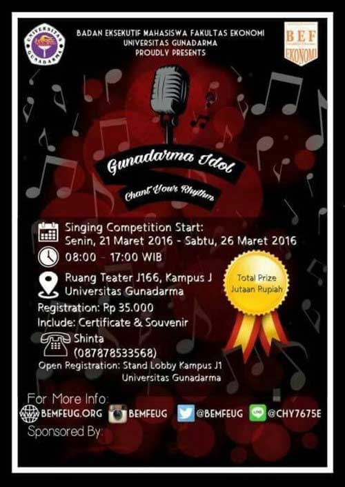 Tunjukkan Bakat Menyanyimu di Gunadarma Idol “Chant your Rhytm” Tunjukkan-Bakat-Menyanyimu-di-Gunadarma-Idol-“Chant-your-Rhytm”_2