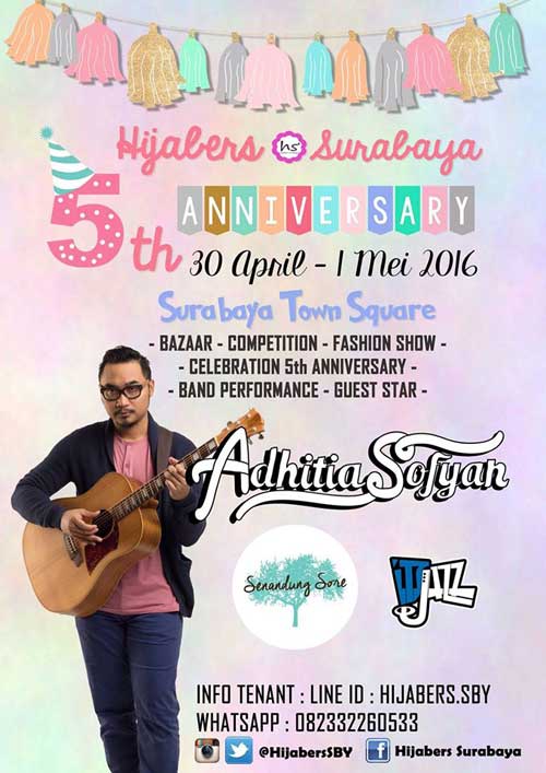 Hijabers Surabaya 5th Anniversary dimeriahkan oleh Adhitia Sofyan, Senandung Sore & Its Jazz Hijabers-Surabaya-5th-Anniversary-dimeriahkan-oleh-Adhitia-Sofyan,-Senandung-Sore-&-Its-Jazz_2