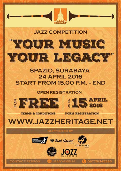 Kompetisi Jazz, Your Music Your Legacy di Surabaya Kompetisi-Jazz,-Your-Music-Your-Legacy-di-Surabaya_2