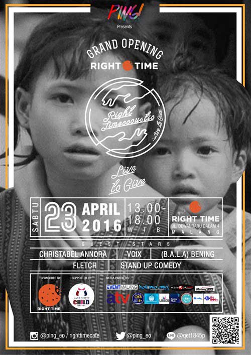 Yuk Hibur Diri dan Berbagi di Right Timeccoustic “Live to Give” Mari-Menghibur-Diri-dan-Berbagi-di-Right-Timeccoustic-Live-to-Give_2