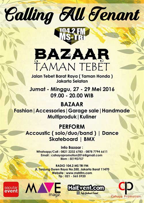 Band Acoustic Meriahkan Bazaar Taman Tebet 2016 Band-Acoustic-Meriahkan-Bazaar-Taman-Tebet-2016_2