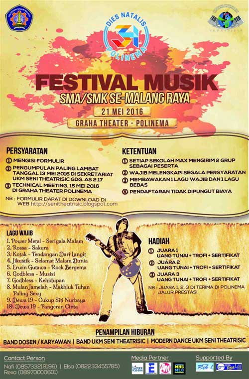 Festival Musik di Dies Natalis Politeknik Negeri Malang Ke-34 Dies-Natalis-Politeknik-Negeri-malang-Ke-–-34-Gelar-Festival-Musik-SMASMK-Se-Malang-Raya_2