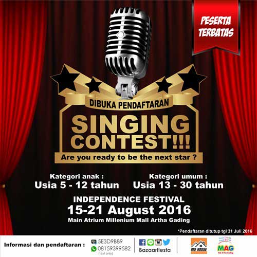 Singing Contest Untuk Anak & Umum di Independence Festival 2016 Singing-Contest-Untuk-Anak-&-Umum-di-Independence-Festival-2016_2