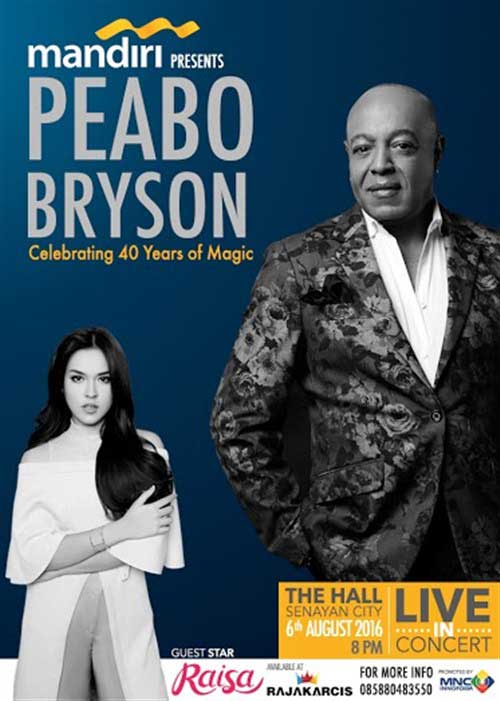 Raisa Bintang Tamu di Konser Peabo Bryson "Celebrating 40 Years of Magic" Raisa-Bintang-Tamu-di-Konser-Peabo-Bryson-Celebrating-40-Years-of-Magic-Live_2