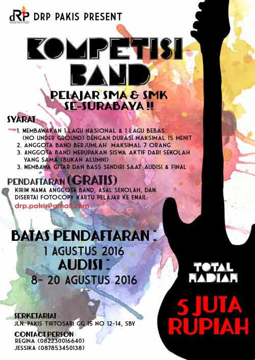 Kompetisi Band Pelajar SMA & SMK Se-Surabaya "Disciple Revival Project Pakis" Kompetisi-Band-Pelajar-SMA-&-SMK-Se-Surabaya-Disciple-Revival-Project-Pakis_2