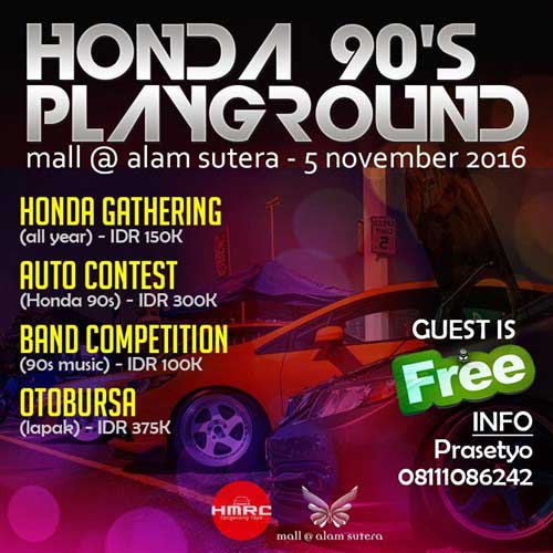 Yuk Ikutan Band Competition di Honda 90’s Playground honda-90s-playground_2