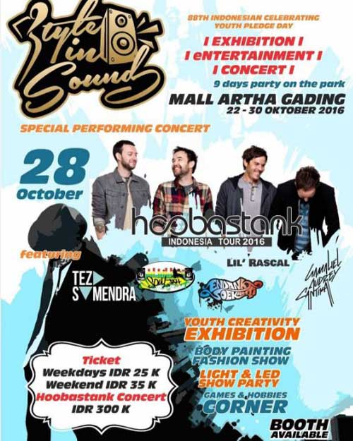 Hoobastank Indonesia Tour 2016 Diramaikan Oleh Endang Soekamti & Souljah hoobastank-indonesia-tour-2016-diramaikan-oleh-endang-soekamti-souljah_2