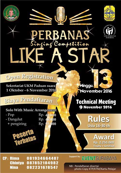 Like A Star Perbanas Singing Compettion like-a-star-perbanas-singing-competition_2