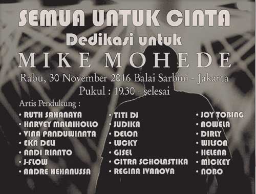 Semua Untuk Cinta, Konser Dedikasi Untuk Mike Mohede semua-untuk-cinta-konser-dedikasi-untuk-mike-mohede_2