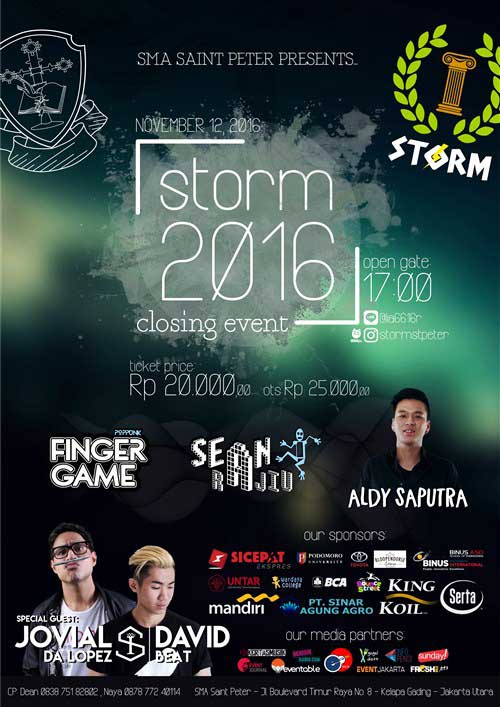 Storm 2016 Closing Event Hadirkan Aldy Saputra, Finger Game & DJ Sean Raiju storm-2016-closing-event-hadirkan-aldy-saputra-finger-game-dj-sean-raiju_2