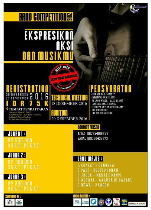 Ekspresikan Musikmu di Band Competition 2016 Ekspresikan Aksi dan Musikmu di Band Competition 2016 2