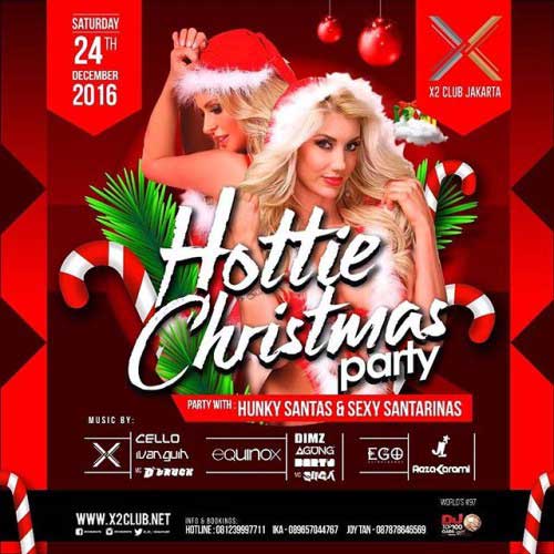 Hottie Christmas Party di X2 Club Jakarta Hottie Christmas Party di X2 Club Jakarta 2