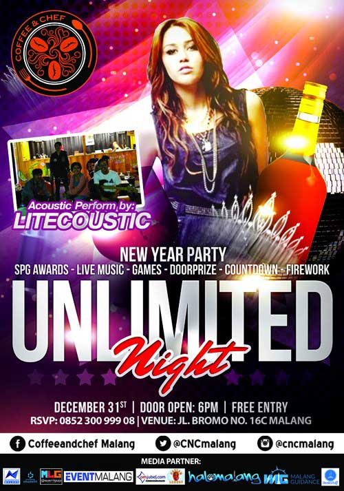 Panggung Live Music di New Year Party CNC Malang Panggung Live Music di New Year Party CNC Malang 2