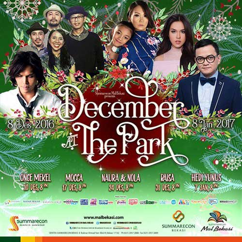 Raisa & Hedi Yunus Ramaikan December at the Park Raisa Hedi Yunus Ramaikan December at the Park 2