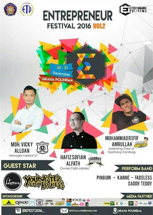 Youngster City Rockers Tampil di Entrepreneur Festival 2016 Vol. 2 Youngster City Rockers Tampil di Entrepreneur Festival 2016 Vol. 2 2