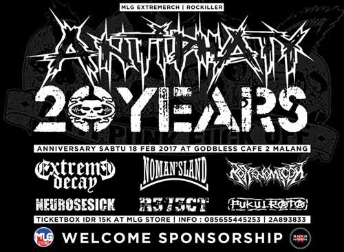Extreme Decap Getarkan Panggung Antiphaty 20 Years Anniversary Extreme Decap Getarkan Panggung Antiphaty 20 Years Anniversary 2