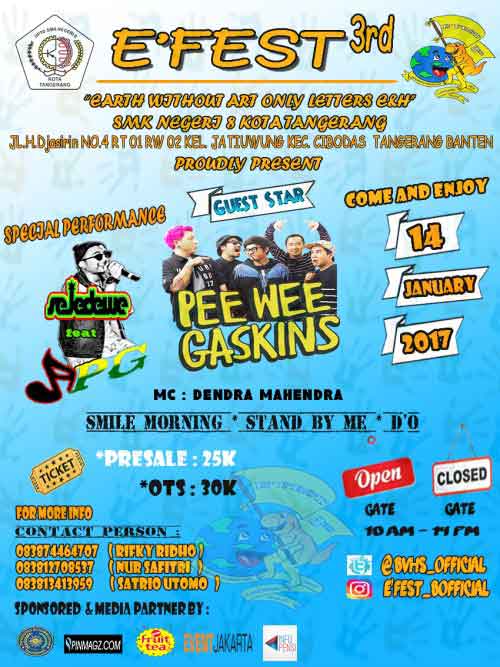 E’FEST 3rd Tampilkan Guest Star Pee Wee Gaskins E’FEST 3rd Tampilkan Guest Star Pee Wee Gaskins 2