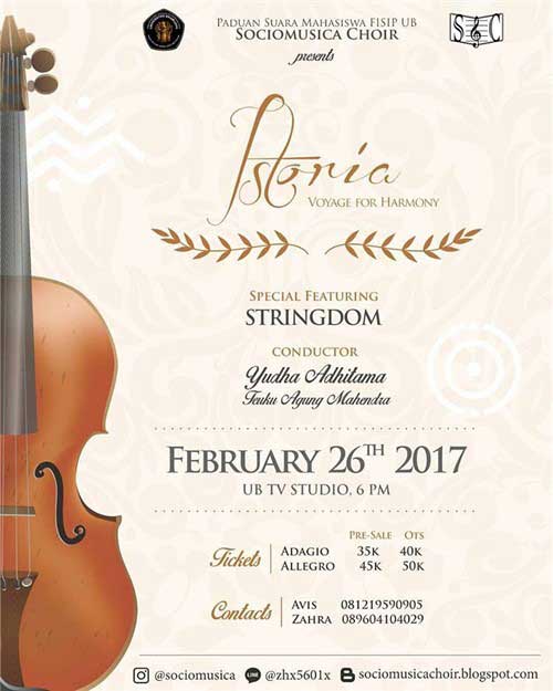 Istoria Voyage For Harmony Persembahan dari Sociomusica Choir Istoria Voyage For Harmony Persembahan Sociomusica Choir 2