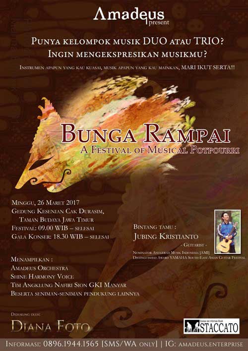 Jubing Kristianto Bintang Tamu Festival Bunga Rampai Jubing Kristianto Bintang Tamu Festival Bunga Rampai 2