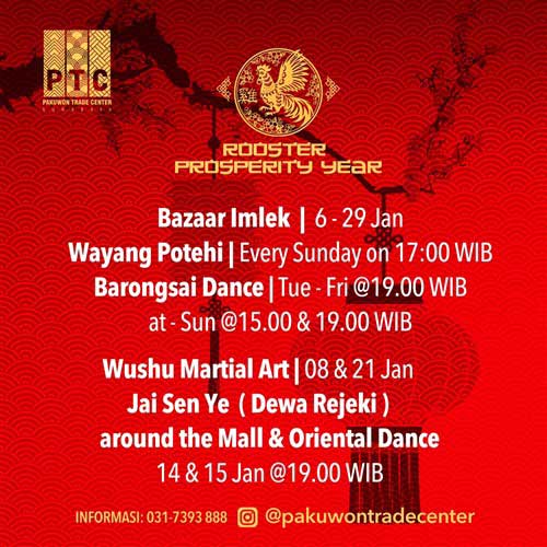 Mandarin Live Music Sambut Imlek di PTC Rooster Prosperity Year Mandarin Live Music Sambut Imlek di PTC Rooster Prosperity Year 2