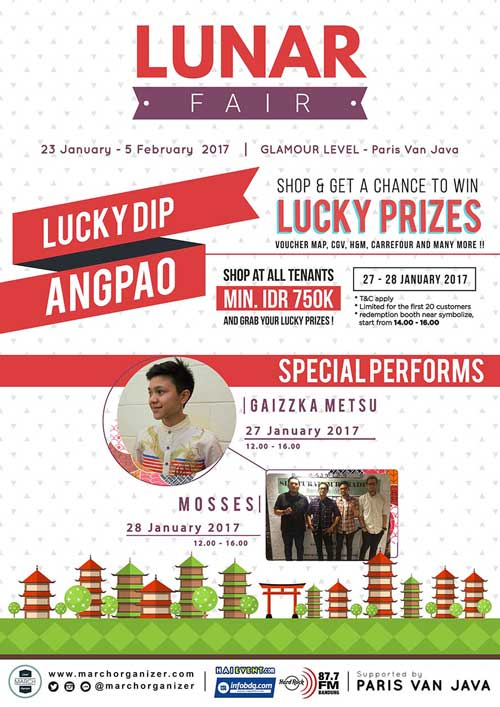 Rayakan Chinese New Year Bersama Moses Band di Lunar Fair 2017 Meriahkan Imlek Bersama Moses Band Lunar Fair 2017 2