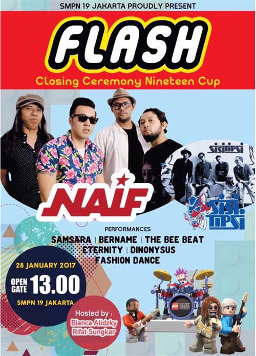 Naif Guest Star di Closing Ceremony Nineteen Cup Naif Guest Star Closing Ceremony Nineteen Cup 2