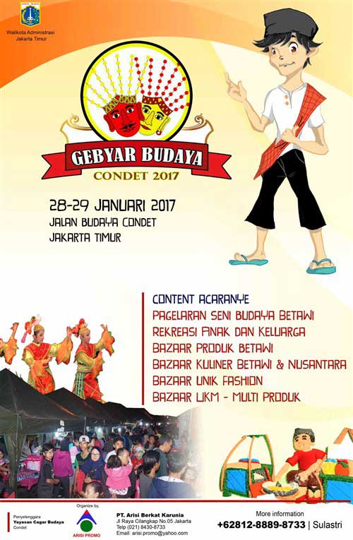 Pagelaran Seni Budaya Betawi Meriahkan Gebyar Budaya Condet 2017 Pagelaran Seni Budaya Betawi Meriahkan Gebyar Budaya Condet 2017 2