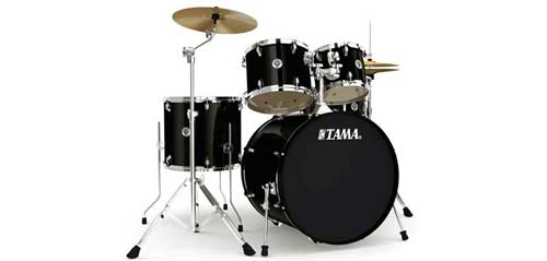 5 Drum Set Modern Terbaik untuk Drummer Pemula 3. TAMA Swingstar 5pcs Rock Drum Kit S52KH6 Black