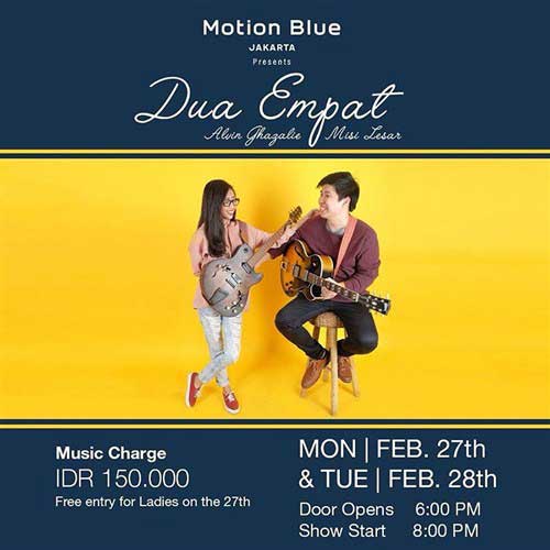 Dua Empat Tampil di Motion Blue Jakarta Dua Empat Tampil di Motion Blue Jakarta 2