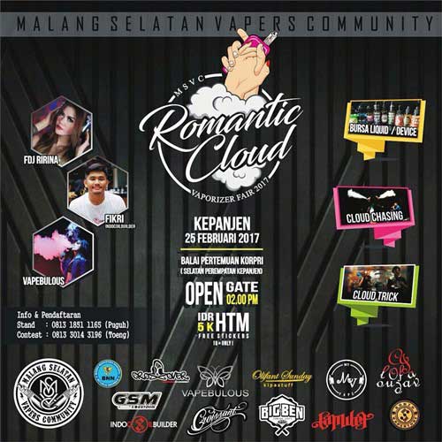 Female DJ Ririna Hangatkan Romantic Cloud Vaporizer Fair 2017 Female DJ Ririna Hangatkan Romantic Cloud Vaporizer Fair 2017 2