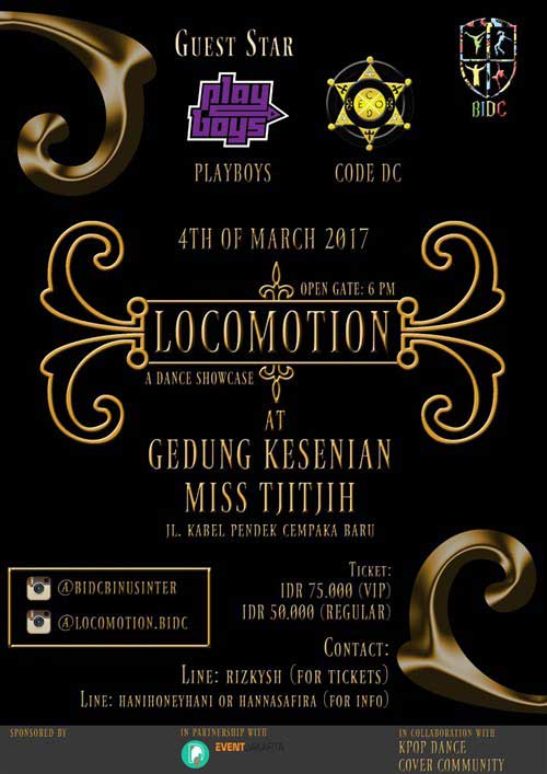Playboys & Code DC Bintang Tamu Locomotion A Dance Showcase Playboys Code DC Bintang Tamu Locomotion A Dance Showcase 2