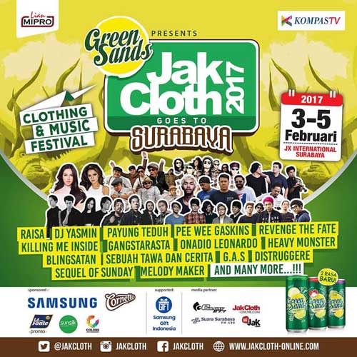 Raisa Hibur Penggemar di JakCloth Goes to Surabaya 2017 Raisa Hibur Penggemar di JakCloth Goes to Surabaya 2017 2