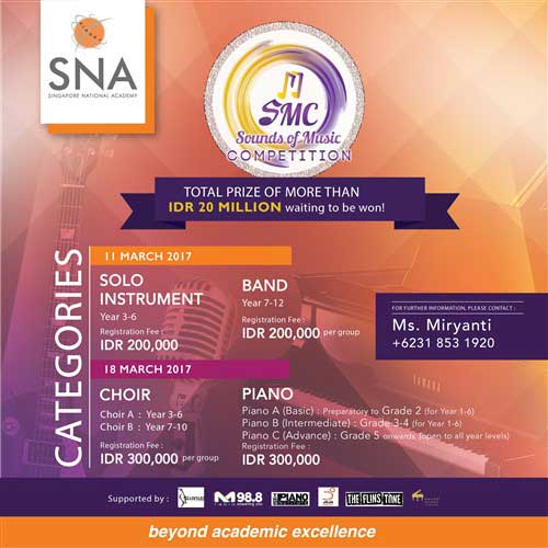Sounds of Music Competition 2017 di SNA Sounds of Music Competition 2017 di SNA 2