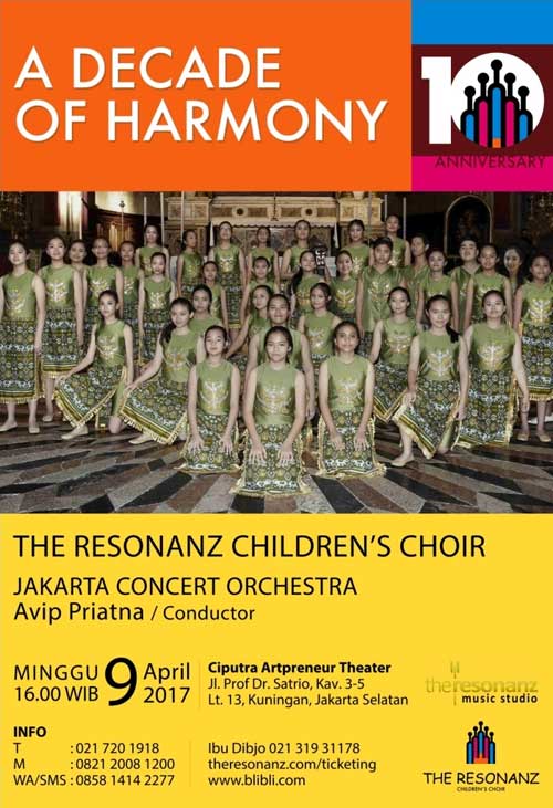 A Decade Of Harmony Persembahan The Resonanz Children's Choir A Decade Of Harmony Persembahan The Resonanz Childrens Choir 2